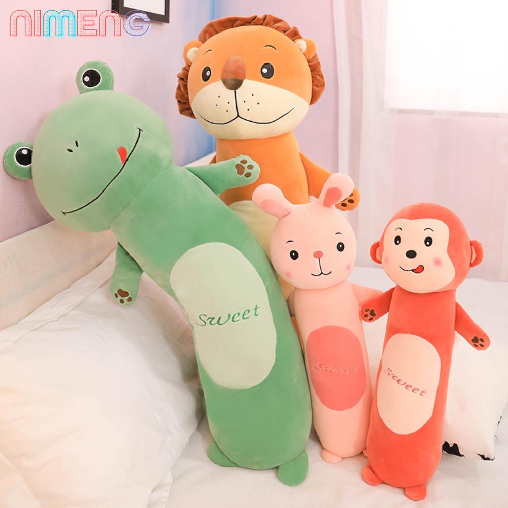 Nimeng หมอนตุ๊กตา รูปกบ ลิง สิงโต กระต่ายน่ารัก ขนาด 50 70 ซม. สําหรับตกแต่งบ้าน