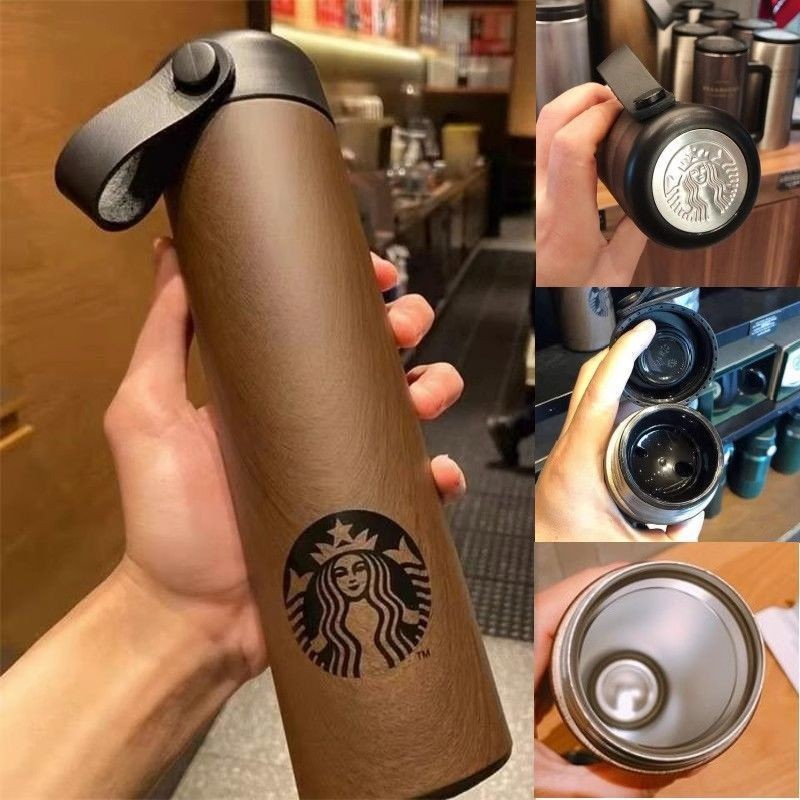 Starbucks Limited Edition กระติกน้ําร้อนสเตนเลส 304 สไตล์เรโทร