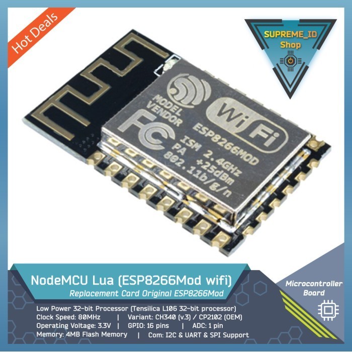 Esp8266mod ESP8266 ESP-12E ESP-12F IoT NodeMCU Lua /Wemos D1 Wifi เปลี ่ ยนการ ์ ด
