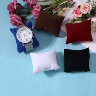เขา 10 ชิ้นกํามะหยี่สร้อยข้อมือหมอนเครื่องประดับหลากสีหมอนนาฬิกาสร้อยข้อมือเบาะ