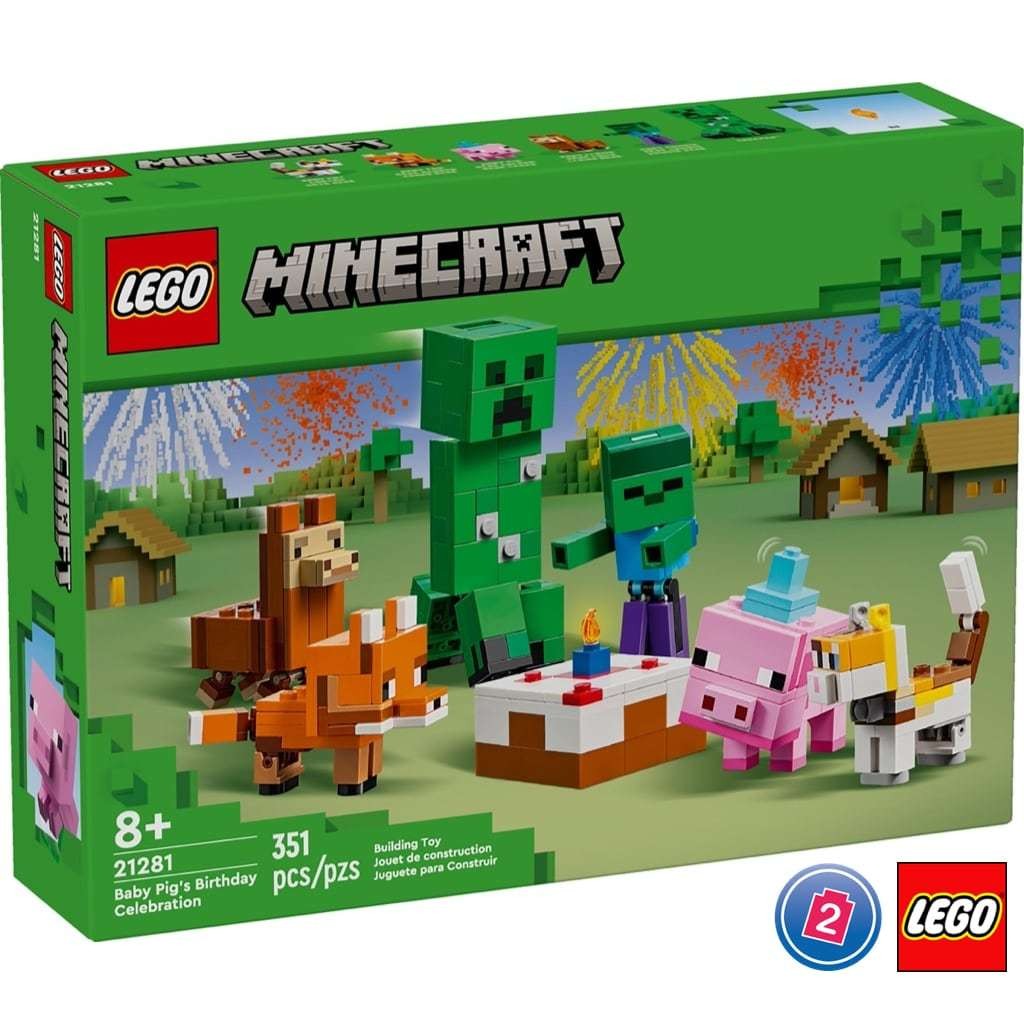 เลโก้ LEGO Exclusives Minecraft 21281 Baby Pig's Birthday Celebration