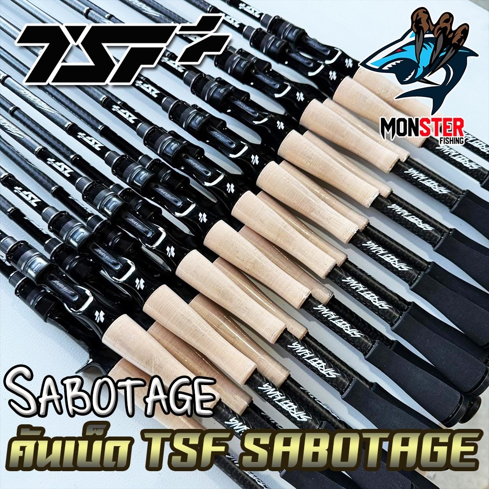 คันเบ็ดตกปลา คันตีเหยื่อปลอม TSF รุ่น SABOTAGE by THAI STREET FISHING (คันเบท แบบ 1 ท่อน) - รูปที่ 4