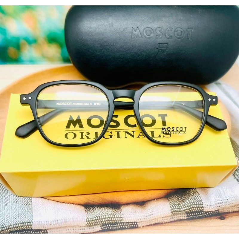12.12 || กระจกส่องกล้อง MOSCOT BILLIKES || แว่นสายตาสั้นผู้ชายและผู้หญิง || ANTI-RADIATION/BLUERAY/P