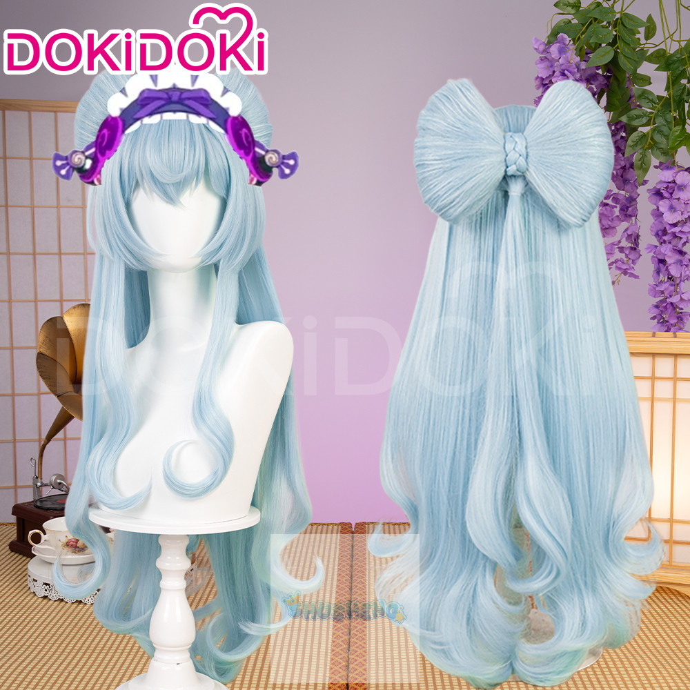 Dokidoki Genshin IMPACT Mizuki คอสเพลย์ Wig Yumemizuki Mizuki วิกผม Yumemizuki วิกผม