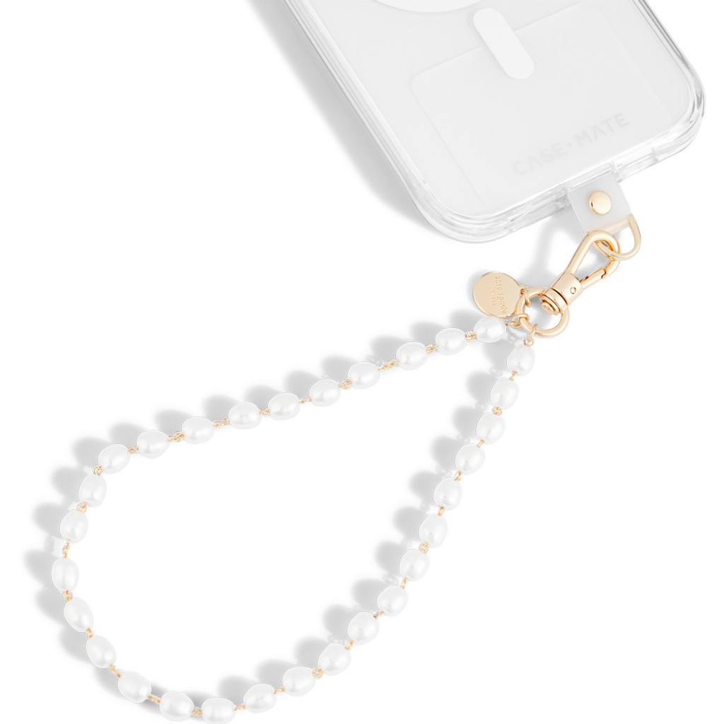 สายคล้องข้อมือ Kate Spade New York รุ่น Phone Charm – ลาย Sea Pearl ของแท้ 100% สินค้ามีจำนวนจำกัด