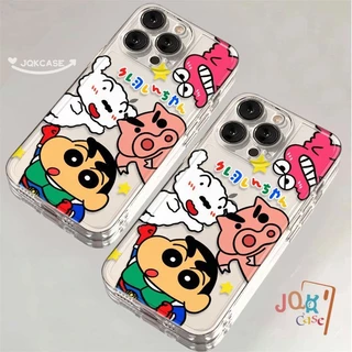การ์ตูน เคส ชินจัง สำหรับ Vivo Y17S Y20i Y91C Y31 Y35 Y30i Y21s Y17 Y51 Y11 Y21 Y91 Y15s Y15 Y12เปลือกนิ่มใส เคส