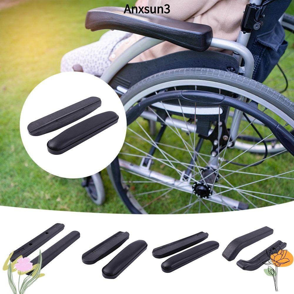 Anxsun3 ที่เท้าแขนรถเข็น,หนังฟองน้ําเปลี่ยนที่วางแขนรถเข็น,สากลพร้อมสกรูเบาะเก้าอี้เบาะอุปกรณ์รถเข็น