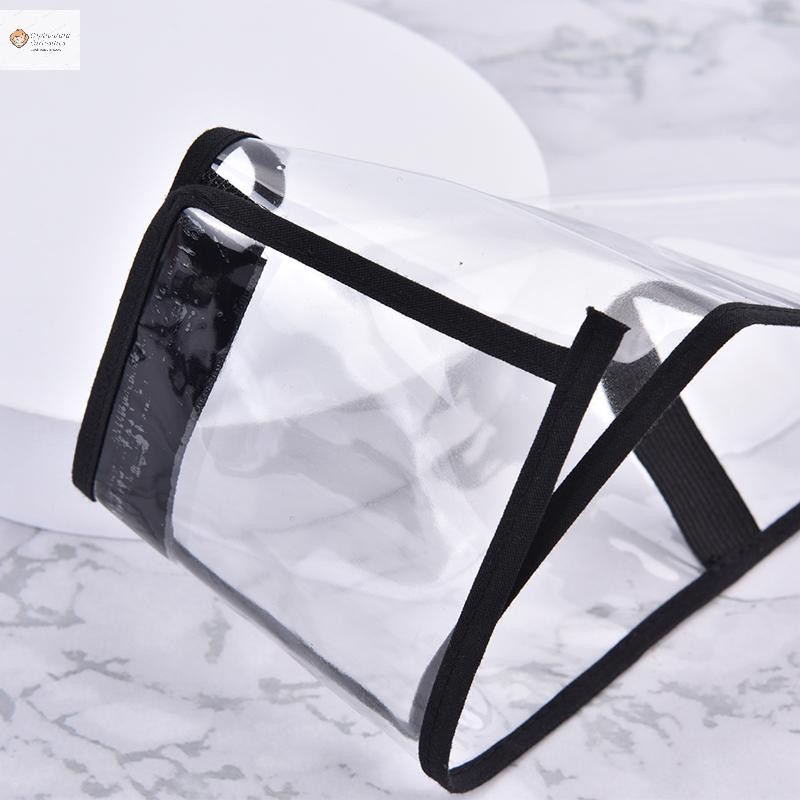 Cod ผ้าคลุมรองเท้าตัดผม PVC Clear Shoe Cover Foots Covers Hair Stylist Shoes ใหม่