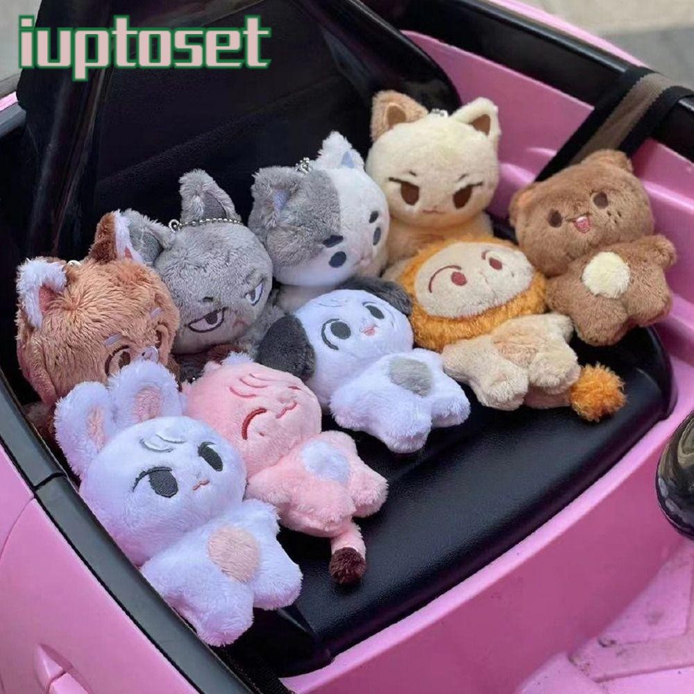 Iuptoset พวงกุญแจตุ๊กตา,Kpop NCT127 ตุ๊กตาตุ๊กตาFluffy ตุ๊กตา,นุ่มน่ารัก Taeyong Jungwoo MARKLEE จี้