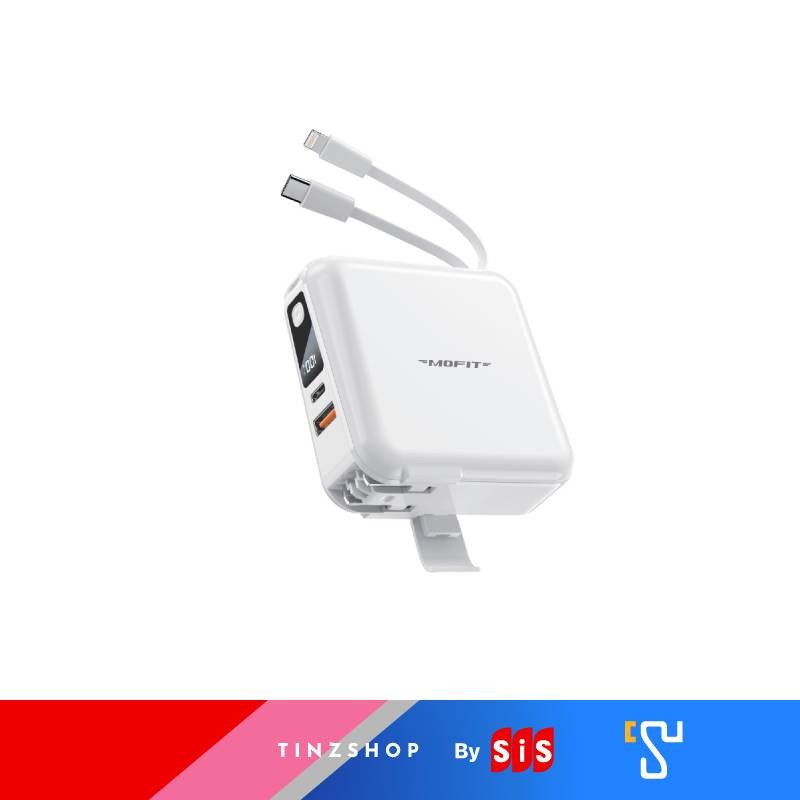 [Tinzshop]MOFIT M15 Powerbank 15000mAh พาวเวอร์แบงค์ชาร์จเร็ว Fast Charge PD20W จอ LED รับประกันสินค