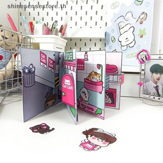 Shine หนังสือของเล่นบีนนี่ รูปแมวน่ารัก แฮนด์เมด DIY