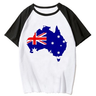 เสื้อยืด พิมพ์ลายอนิเมะ Australia สไตล์ฮาราจูกุ สตรีท สําหรับผู้หญิง