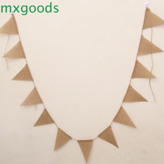 Mxgoods ธงผ้าลูกไม้ สําหรับตกแต่งงานแต่งงาน