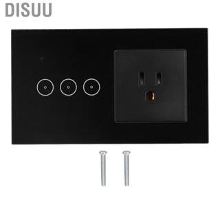 Disuu Switch Socket  WiFi Energy Saving US Plug 95‑250V/AC Wall Panel for Home