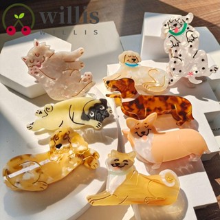 Willis กิ๊บติดผม ลายการ์ตูนสัตว์น่ารัก สไตล์เกาหลี วินเทจ สําหรับผู้หญิง