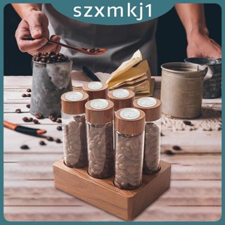 [Szxmkj1] หลอดแก้ว สําหรับเก็บเมล็ดกาแฟ