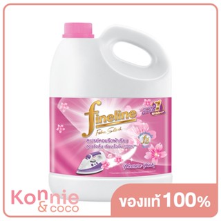 Fineline Fabric Smooth Starch Pleasure Pink 3000ml ไฟน์ไลน์ สเปรย์หอมรีดผ้าเรียบ สูตรสมาร์ทโพเทคชั่น.