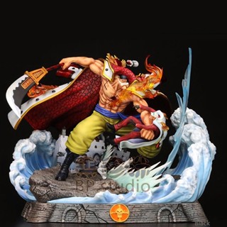 โมเดลฟิกเกอร์ One Piece Emperor GK Whitebeard Influencer Red Dog ของเล่นสําหรับเด็ก โมเดลการ์ตูนอนิเมะ