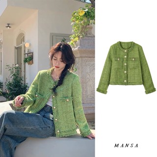 MANSA green jacket เสื้อสูท เสื้อแจ็คเก็ต