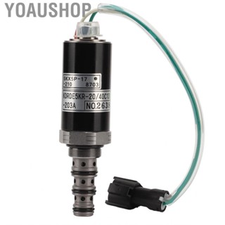 Yoaushop Solenoid Valve Replacement Alloy Steel Excavator Hydraulic Pump