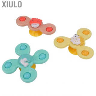 Xiulo 3 Pcs Suction Cup Toys Rotating Flower  EJJ