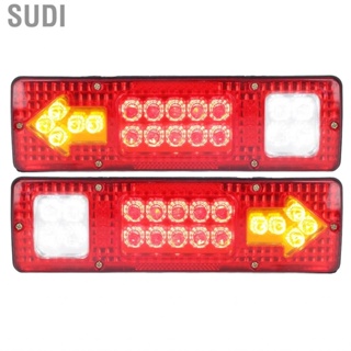 Sudi 2pcs  Taillights 12V High Brightness Universal Turn Signal Lamp for Trailer Trucks Caravans Boats Campers Car Accessories