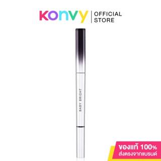 Baby Bright Trio Slim Lashbrow Cara &amp; Eyeliner [2g x 0.5ml] #01 Maxi Black.