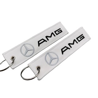 Mercedes-benz AMG JDM Style Keytag - พวงกุญแจรถแข่ง อุปกรณ์เสริม สําหรับกุญแจ บัตรประจําตัว และป้าย สําหรับรถยนต์ C63 E63 GLE63