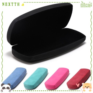 Nextth กล่องแว่นตากันแดด หนัง PU แข็ง กันแรงดัน สีพื้น สําหรับผู้ชาย