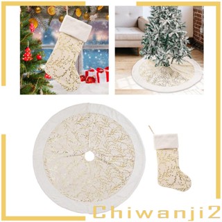 [Chiwanji2] ถุงเท้าคริสต์มาส สําหรับตกแต่งต้นคริสต์มาส