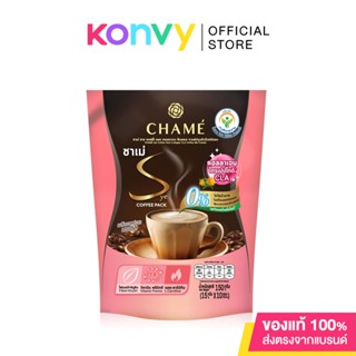 Chame Sye Coffee Collagen CLA [15g x 10 Sachets] ชาเม่ กาแฟผสานคอลลาเจน ไตรเปปไทด์ ทางเลือกเพื่อสุขภาพ.