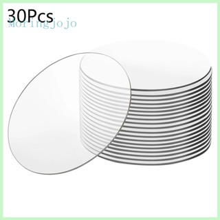 Jojo แผ่นอะคริลิคใส ทรงกลม หนา 08 นิ้ว สําหรับฐานไฟ LED 30 ชิ้น