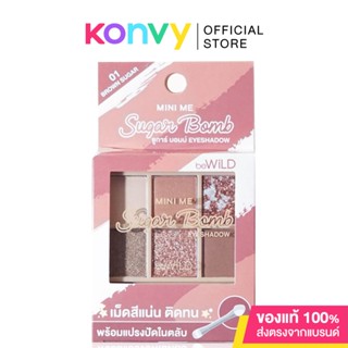 beWiLD Mini Me Sugar Bomb Eyeshadow 4.8g บีไวลด์ พาเลทอายแชโดว์ขนาดมินิ 6 เฉดสีสวย.