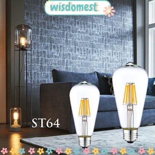 WISDOMEST หลอดไฟ LED สีขาวอบอุ่น 2700K