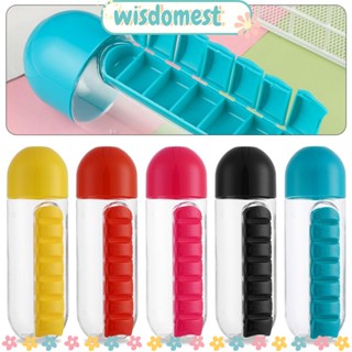 Wisdomest กล่องยา 600 มล. 2 in 1 สําหรับจัดระเบียบ