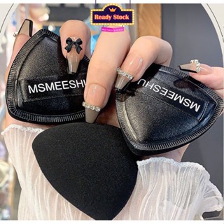 พร้อมส่ง พัฟฟองน้ํา นุ่มมาก สีดํา สําหรับแต่งหน้า