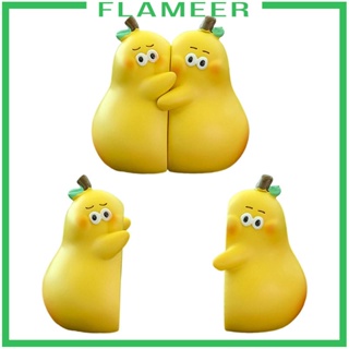 [Flameer] แดชบอร์ดเรซิ่น ลายการ์ตูน สําหรับตกแต่งกระจกมองหลังรถยนต์ ออฟฟิศ