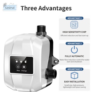 [szsirui] ปั๊มแรงดันน้ําอัตโนมัติ DC 24V อุปกรณ์เสริม สําหรับเครื่องทําน้ําอุ่น ใช้ในบ้าน สวน