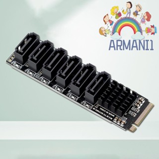 [armani1.th] การ์ดต่อขยาย M2 M-EKY PCIE3.0 เป็น SATA6G PCIE สําหรับฮาร์ดดิสก์ รองรับ SATA