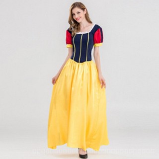 [0715]SHWZ-COS-G /Christmas Dance Costume Snow White Dress Fairy Tale Adult Uniform DS Performance Costumes, Halloween Cosplay Q2JV