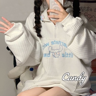 Candy Kids  เสื้อผ้าผู้ญิง แขนยาว เสื้อฮู้ด คลุมหญิง สไตล์เกาหลี แฟชั่น  Chic Comfortable สไตล์เกาหลี Korean Style WWY23903NE 36Z230909