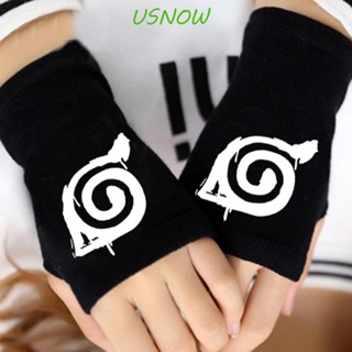 Usnow ถุงมือคอสเพลย์นารูโตะ Sasuke Hatake Kakashi Fingerless