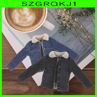 [szgrqkj1] เสื้อแจ็กเก็ตแขนยาว สเกล 1/12 สเกล 1/12 สําหรับฟิกเกอร์ทหาร 6 นิ้ว