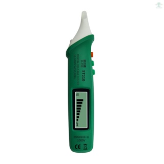 Digital Non-contact AC Voltage Tester Pen 12V-1000V Portable NCV Detector Adjustable Sensitivity with Flashlight, Zero/ Live Wire Recognition, Break Point Detecting, Alarm Buzzer