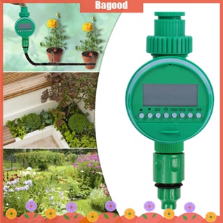 ♪Bagood♪พร้อมส่ง เครื่องตั้งเวลารดน้ําต้นไม้อัตโนมัติ ระบบหยด สีเขียว ทนทาน สําหรับสวน