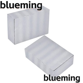 Blueming2 บล็อกเหล็กชุบแข็ง 1 คู่ 1x2 x 3 นิ้ว ความแม่นยําสูง 123 ขนาน สีเงิน สําหรับติดตั้ง งานตรวจสอบ