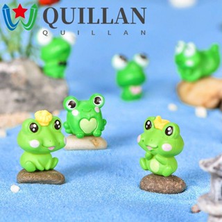 Quillan ฟิกเกอร์กบเรซิ่น ขนาดเล็ก สําหรับตกแต่งบ้าน สวนขวด งานฝีมือ DIY