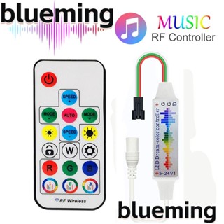 Blueming2 สายไฟ Led 3Pin DC5-24V 17Keys DC USB Mini RF พร้อมรีโมตคอนโทรล สําหรับ WS2812B WS2811 5050