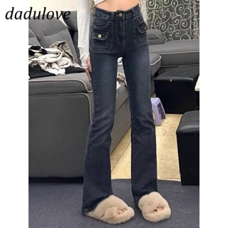 DaDulove💕 New American Style Ins High Street Workwear Jeans Niche High Waist Slightly Flared Pants plus Size Trousers