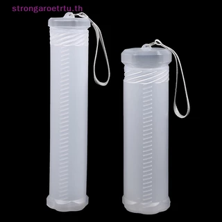Strongaroetrtu กระบอกรูปร่างอุปกรณ์นักเรียนกล่องดินสอ PP แบบพกพาปรับได้